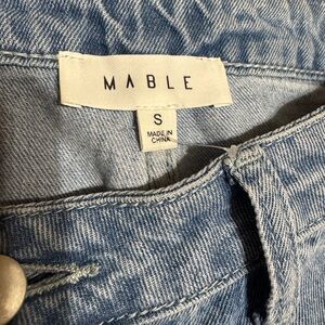 MABLE Women's Light Blue Denim Jeans